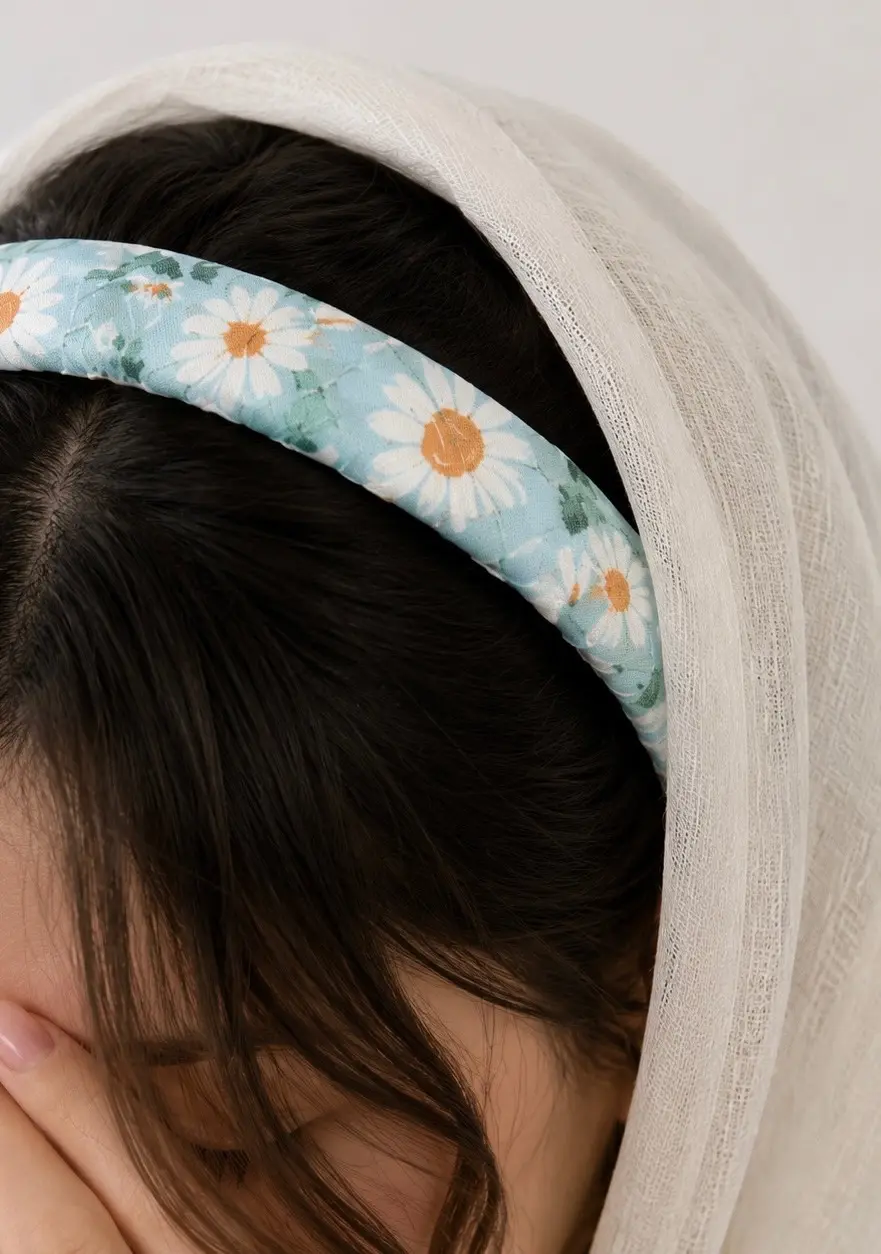 تل سر پارچه ای طرحدار